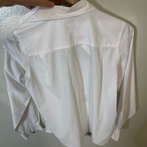 White button down